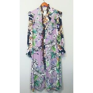 H &M**Maxi Boho Floral Dress